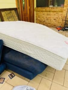 Queen size mattress . Balmain Brand . Cream color