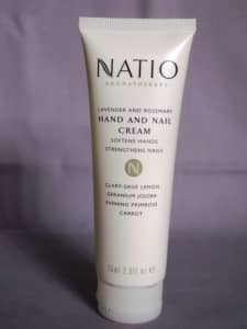 NATIO Aromatherapy Lavender & Rosemary Hand & Nail Cream 75ml NEW