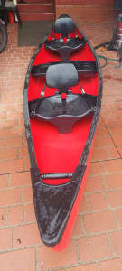 Canoe 4.4mtr, plastic, 2-3 person