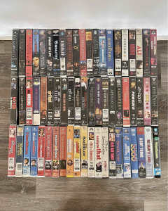 Complete VHS collection. Over 350 videos