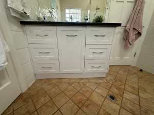 Bathroom Cabinet with Basin & Granite Top