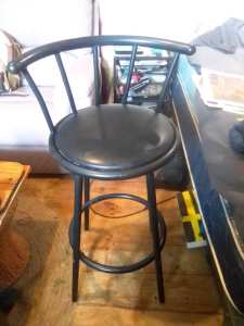 A nice metal retro style bar stool