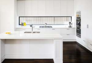 kitchen cabinets (Shaker doors in 2-pack finish)