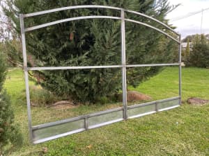 Galvanised Steel Double Gate Frames Arch 3000mm wide x 1500mm hig