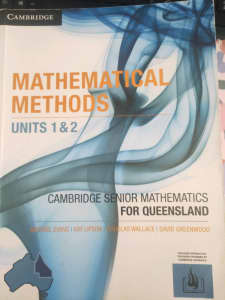 Mathematical methods units 1 & 2
