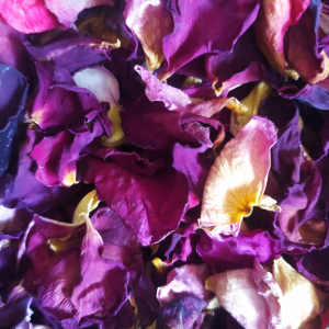 Wedding confetti 450 gms Organic dried rose petals mixed colours