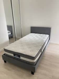 King Single Bed Mattress and Bedframe