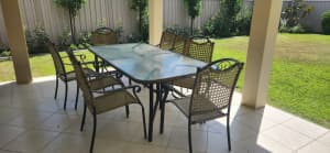 Outdoor Dining Set 8 seater Table & Chairs