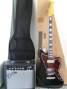 New Artist Jazzmaster Electric Guitar with Fender 15 watt Amp