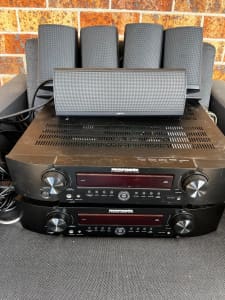 Marantz AV receiver with Jamo 5.1 speakers & subwoofer