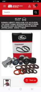 Subaru timing belt kit ,new in box