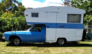 1980 WB Holden caravan- rare factory fitted 