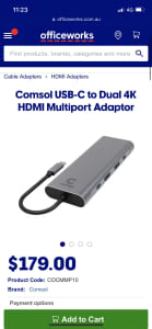 New Multiport Adapter - Brand New