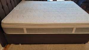Queen Bed Set with Mattress and Storage