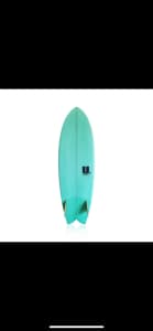 Underground Surf Noosa hand shaped 6’4 Fish surfboard
