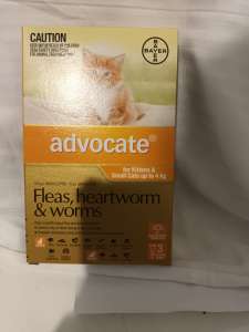 ADVOCATE for kittens and small cats up to 4kg