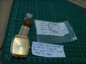 Vintage Omega Seamaster Quartz 7 Jewels made in 1980-89 in great worki