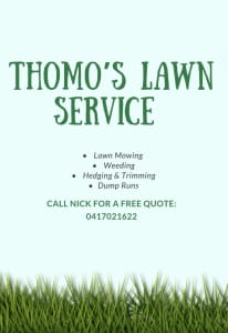 Lawn Services Toowoomba and surrounds 