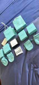 Tiffany boxes with pouch & Gucci box with pouch