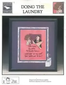 Doing the Laundry (Twisted Threads) Cross Stitch Pattern