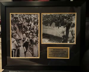 AFL - Richmond Football Club framed pic - Two Legends - Bartlett/Dyer