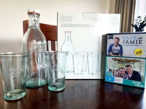 Jamie Oliver Water bottle and DVD boxset