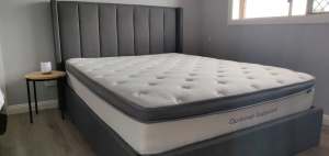 Stylish Queen Bed with Mattress
