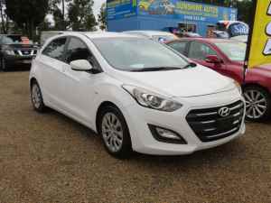 2015 Hyundai i30 GD3 Series II MY16 Active White 6 Speed Sports Automatic Hatchback
