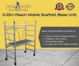 3.25m Reach Mobile Scaffold (Base Unit)