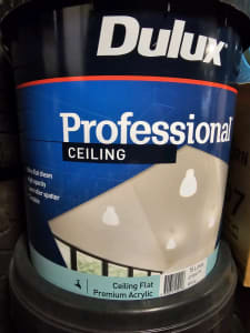 Dulux ceiling white paint sealed 15 L
