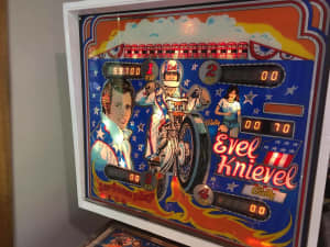RARE Evel knievel pinball machine restored
