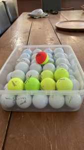 60 Cleaned Golf Balls