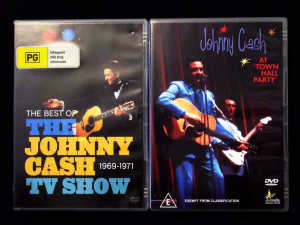Johnny Cash DVDs - Best of TV Show & Town Hall Party (Price for both)