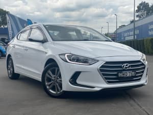 2017 Hyundai Elantra AD MY17 Active White 6 Speed Sports Automatic Sedan