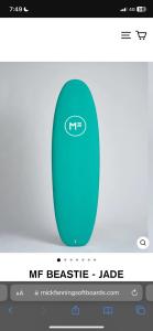 MF Beastie Surfboard 7’6 As New