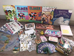 Kids activity, story books and Pencil case bundle