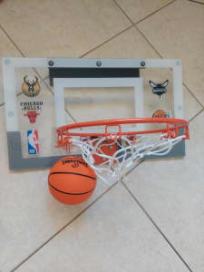 Spalding Slam Jam Over-the-Door Mini Basketball Hoop l