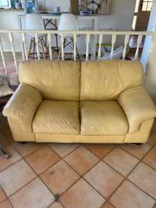 FREE Two seater leather couch