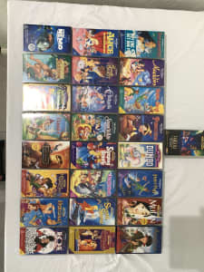 Factory sealed Walt Disney vhs tapes from the early 90’s