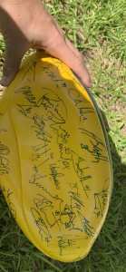 West coast eagles signed ball by all players