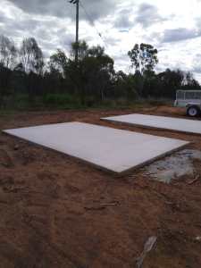 looking for a building installation on a concrete slab