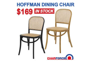 Replica Hoffman Rattan Dining Chairs - 2 Colours