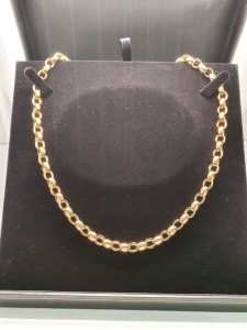 9ct Belcher Necklace #411028