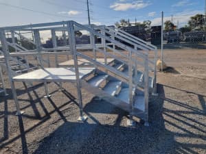 Access Stairs, galvanized heavy duty