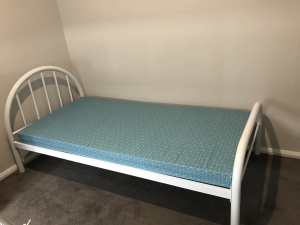 Single Bed and Mattress