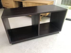 Solid Hardwood Storage Unit / Bookshelf / Table