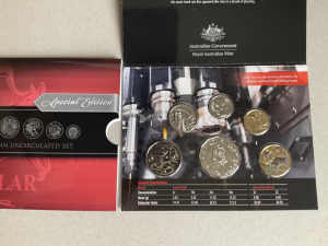 2014 Australian coins mint set $190 including postage