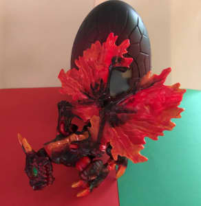 Mega Bloks Dragons Fire & Ice Figure Smoke Dragon 9892 with Egg