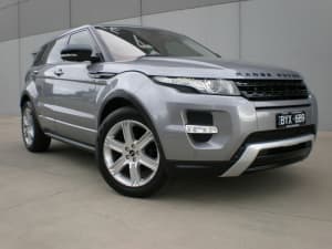 2012 Land Rover Range Rover Evoque L538 MY12 SD4 CommandShift Dynamic Crystal Grey 6 Speed