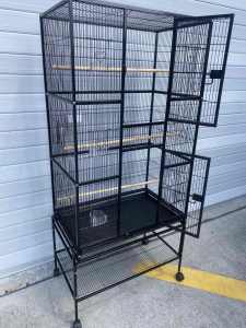 BRAND NEW 2 door Tall Bird cage 80x50x175cm H flpkd $350each